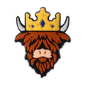 Special cartoon highland cow silicone focal beads