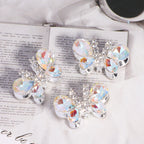 Kimhatter Heavy-Duty Alloy Sparkling Butterfly Rhinestone Bead