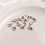 14K gold-plated 18K real gold spring buckle necklace bracelet ending lobster connection buckle DIY handmade material accessories