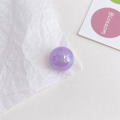 Colorful Jelly Style Round Beads – Acrylic, 12mm & 16mm, 30pcs Candy Color Mix