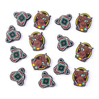 Cartoon highland cow silicone focal beads