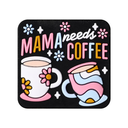 MAMA themed silicone focal beads