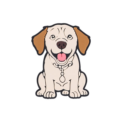 Dog shaped silicone focal bead