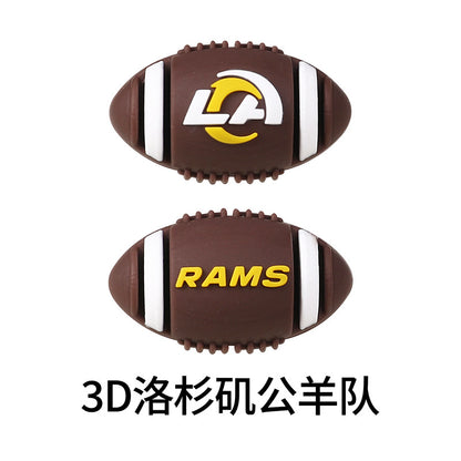 NFL Football 3D Silicone DIY Beads