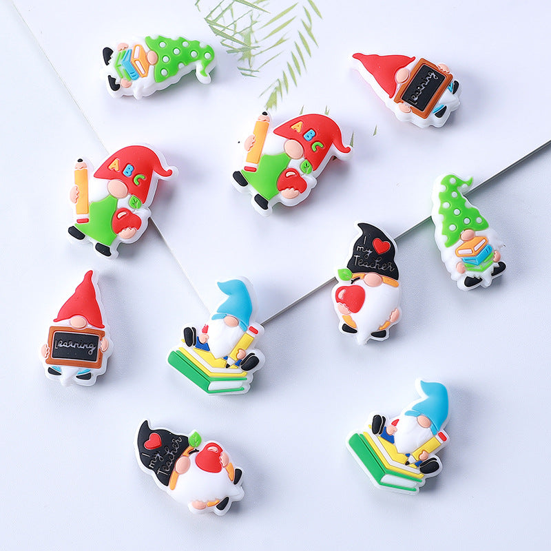 New Cartoon dwarf silicone focal bead