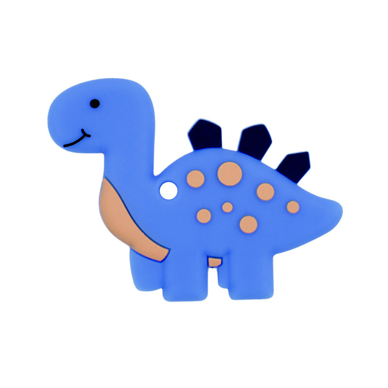 Baby cartoon highland cow, bear, unicorn, panda, dinosaur silicone focal bead