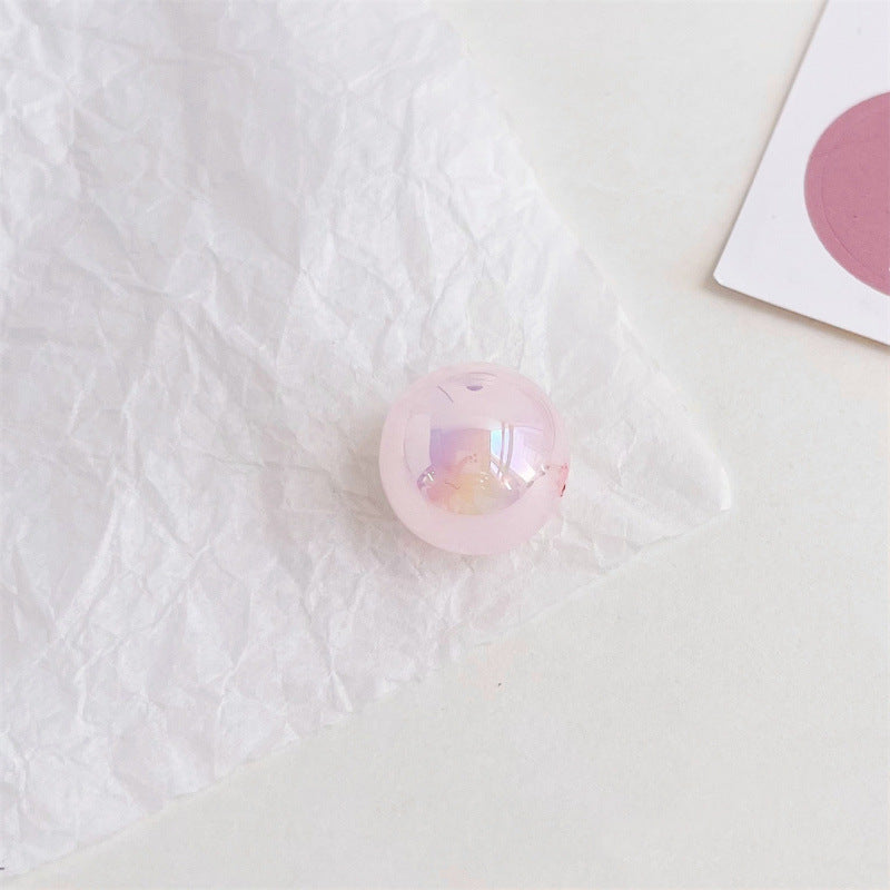 Colorful Jelly Style Round Beads – Acrylic, 12mm & 16mm, 30pcs Candy Color Mix