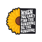 Cartoon Sunflower bee, cow silicone focal bead