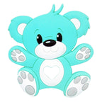 Baby cartoon highland cow, bear, unicorn, panda, dinosaur silicone focal bead