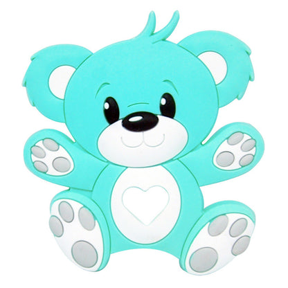 Baby cartoon highland cow, bear, unicorn, panda, dinosaur silicone focal bead