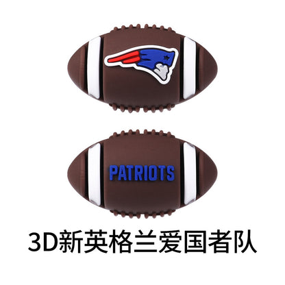 NFL Football 3D Silicone DIY Beads