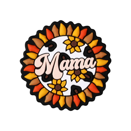MAMA themed silicone focal beads