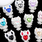 Heavy-Duty Double-Sided Owl Alloy Charm