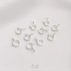 14K gold-plated 18K real gold spring buckle necklace bracelet ending lobster connection buckle DIY handmade material accessories