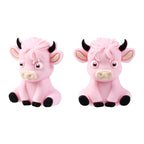 3D Highland cow DIY silicone beads