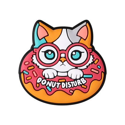 Cute colorful animal silicone focal bead