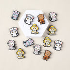 New kitten silicone focal beads