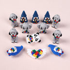 3D food-grade silicone beads -string pen accessories, cartoon animal puppy