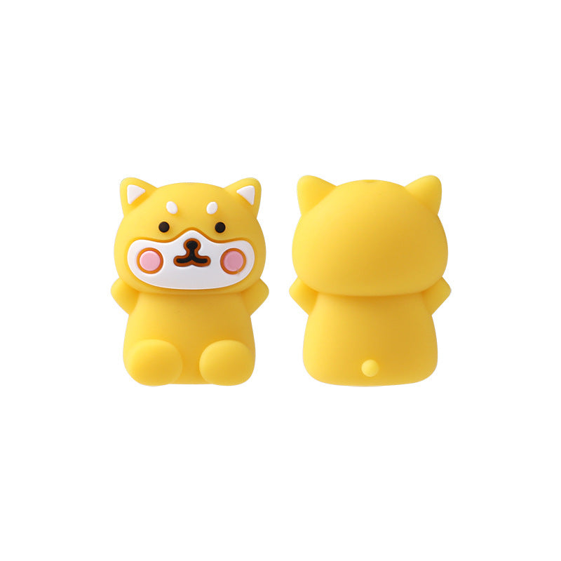 3D Highland cow DIY silicone beads