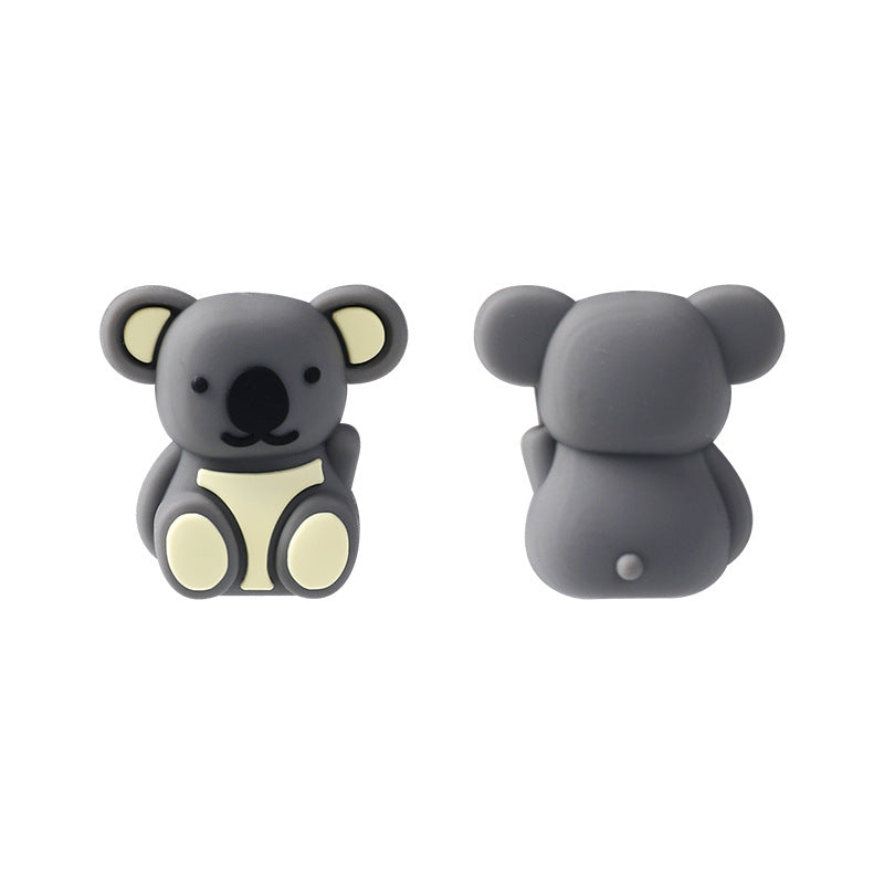 3D Highland cow DIY silicone beads