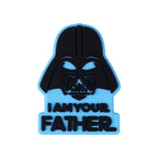 Father's day themed silicone focal beads