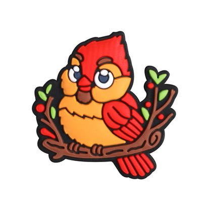 DIY high-appearation-level cartoon silicone beads, animal butterfly bird focal bead