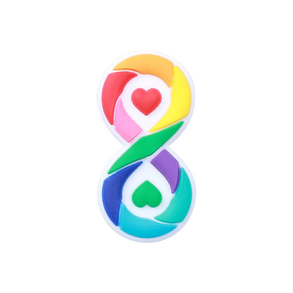 DIY Autism awareness silicone focal beads