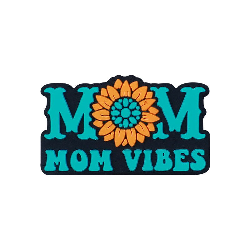 DIY Mom series silicone focal beads