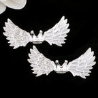 Kimhatter Angel Wing Crown Alloy Bead with Large Hole