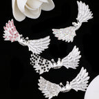 Kimhatter Angel Wing Crown Alloy Bead with Large Hole