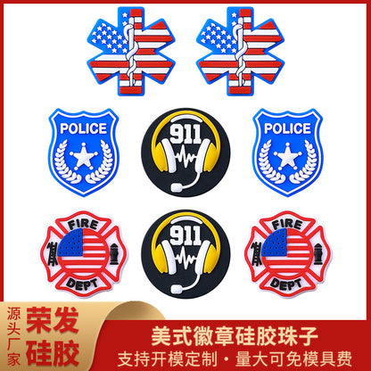 Badge silicone focal beads