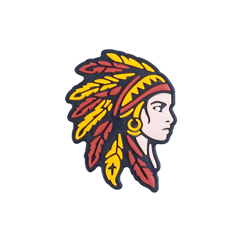 Bull head silicone focal bead