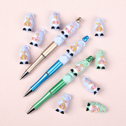 Summer 3D Cartoon Gnome silicone bead