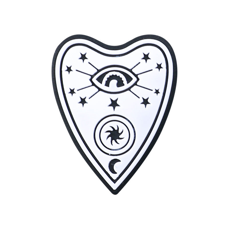 Gothic themed silicone focal beads