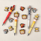 DIY high-appearation-level cartoon silicone beads, animal butterfly bird focal bead
