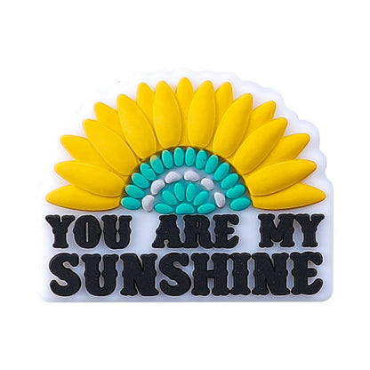 DIY Sunflower dwarf silicone focal bead