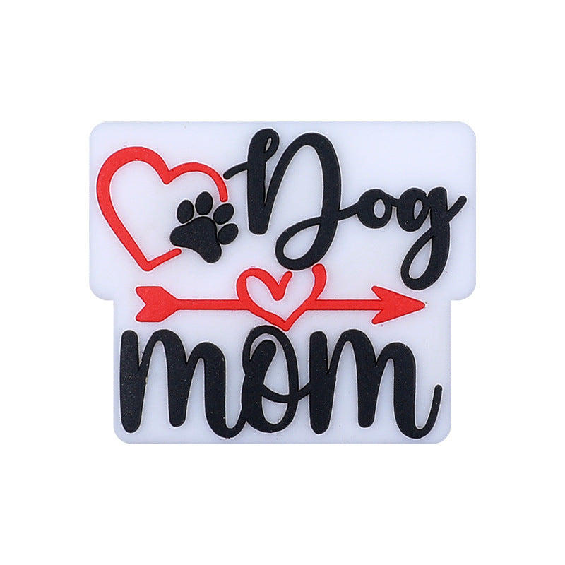 DIY Mom series silicone focal beads