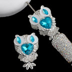 Heavy-Duty Double-Sided Owl Alloy Charm