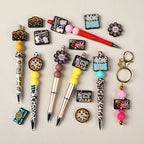MAMA themed silicone focal beads