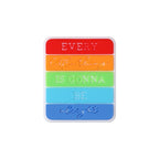 DIY Creative rainbow silicone focal beads