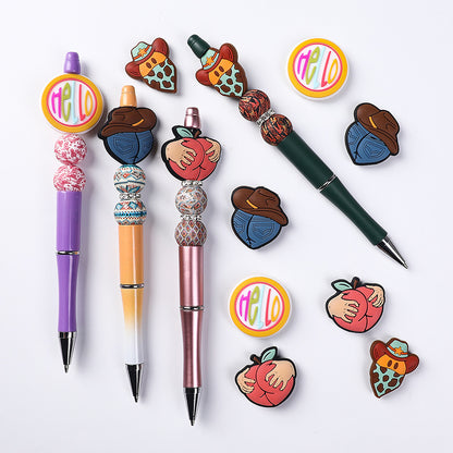 Food-grade silicone focal beads