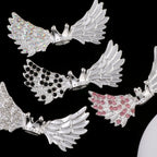 Kimhatter Angel Wing Crown Alloy Bead with Large Hole