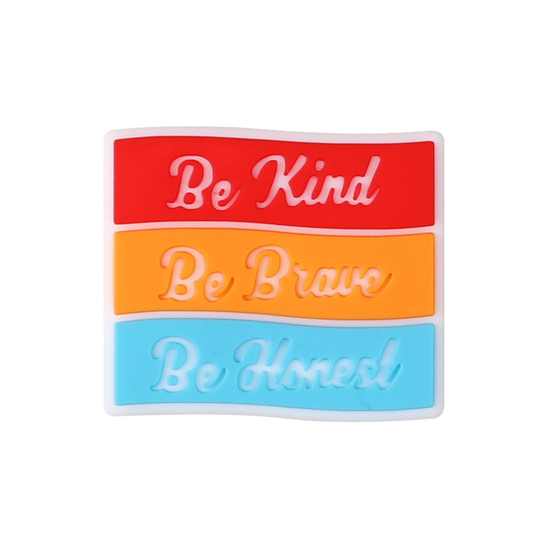 DIY Creative rainbow silicone focal beads