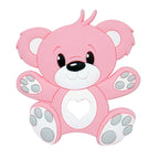 Baby cartoon highland cow, bear, unicorn, panda, dinosaur silicone focal bead