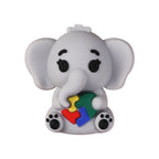 3D food-grade silicone beads -string pen accessories, cartoon animal puppy
