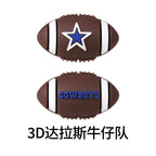 NFL Football 3D Silicone DIY Beads