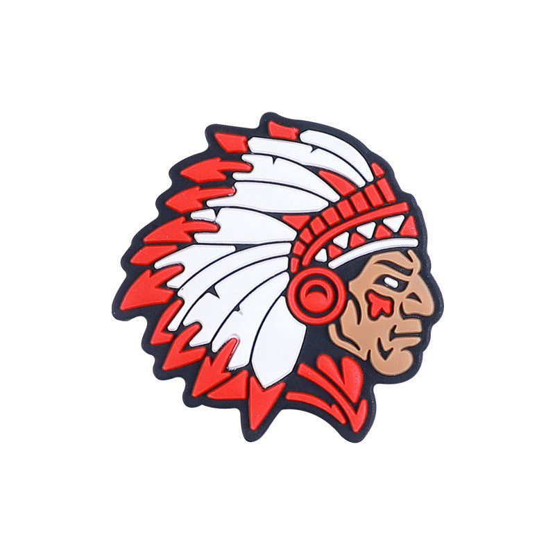 Bull head silicone focal bead