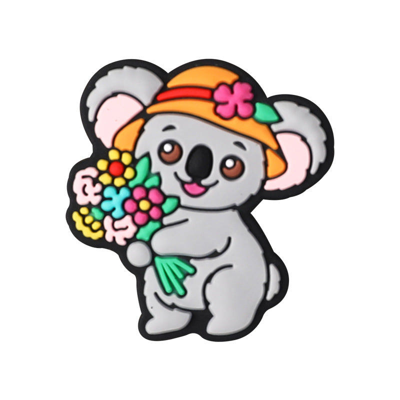 DIY high-appearation-level cartoon silicone beads, animal butterfly bird focal bead