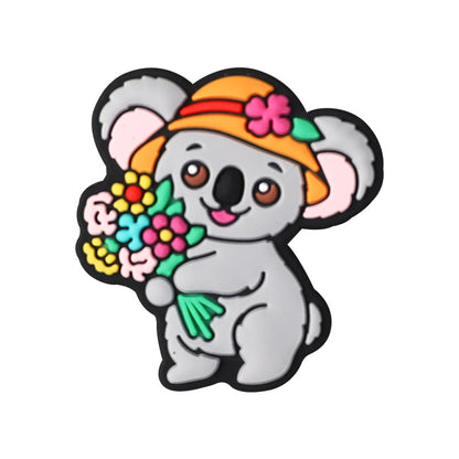 DIY high-appearation-level cartoon silicone beads, animal butterfly bird focal bead