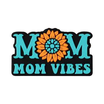 MAMA themed silicone focal beads